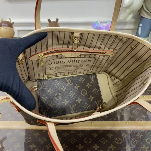 Louis Vuitton Neverfull MM Brown Classic - Image 9