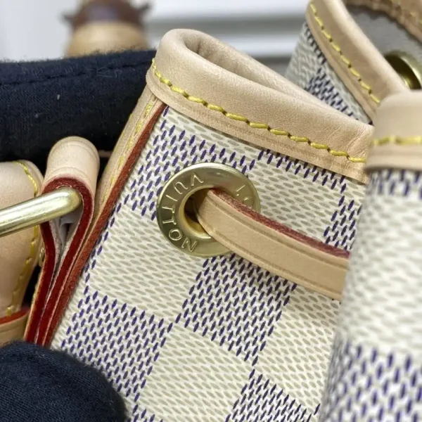 Louis Vuitton  Noe Bucket White Grid - Image 5