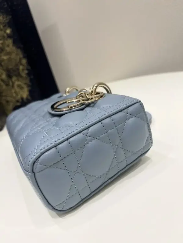 Dior Lady D-Joy Bag  Blue - Image 2