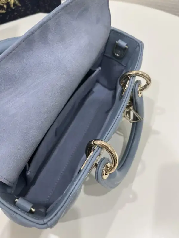 Dior Lady D-Joy Bag  Blue - Image 7