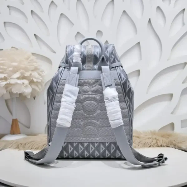 Dior Hit The Road Backpack Diamond Grey - Image 6