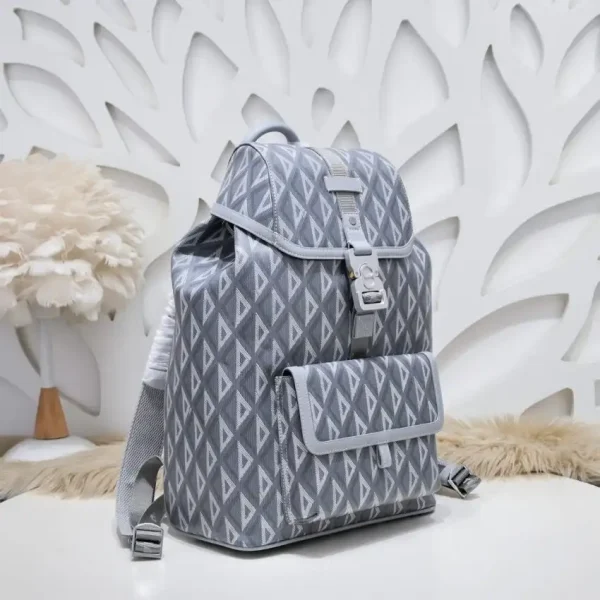 Dior Hit The Road Backpack Diamond Grey - Image 3