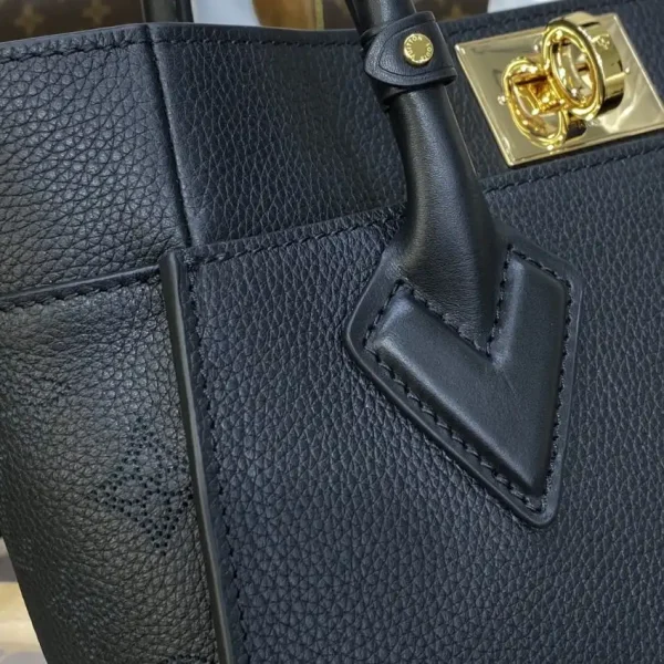 Louis Vuitton On My Side PM  Full Black - Image 9