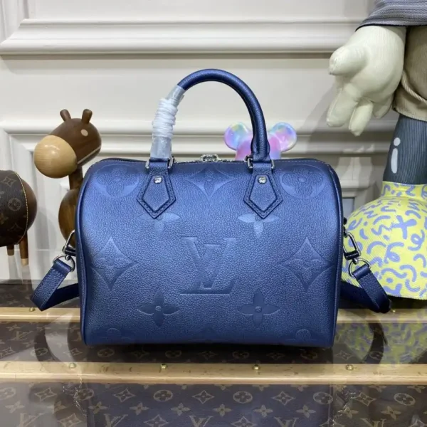 Louis Vuitton Speedy Bandouliere 25 Dark Blue - Image 9