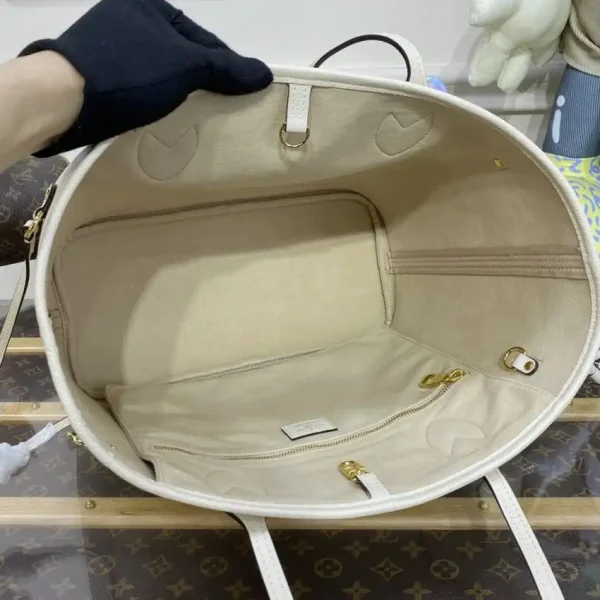 Louis Vuitton Neverfull MM Full Beige - Image 3