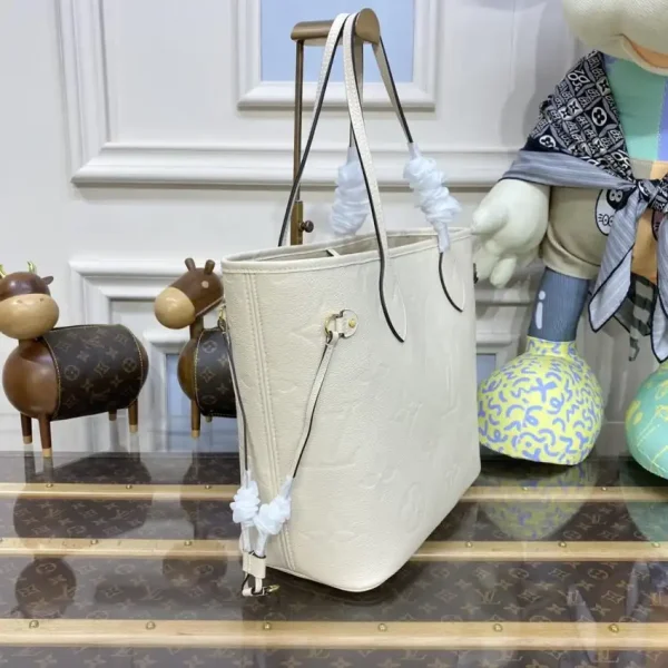 Louis Vuitton Neverfull MM Full Beige - Image 6