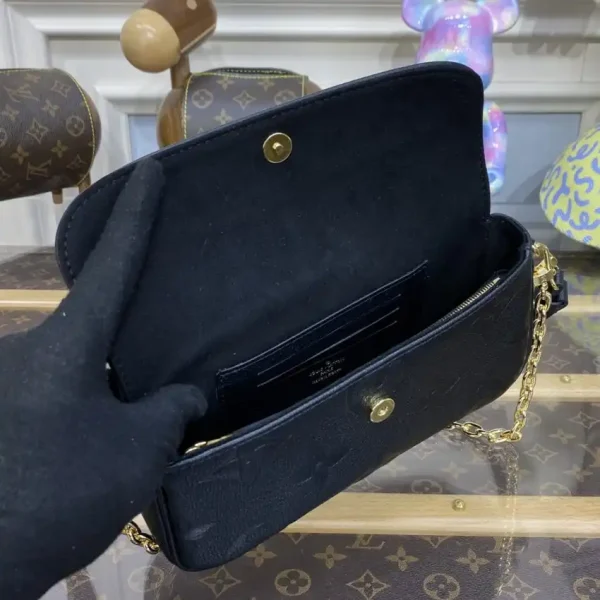 Louis Vuitton Wallet on Chain Ivy Black - Image 5