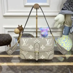 Louis Vuitton Nano Diane Satchel Beige