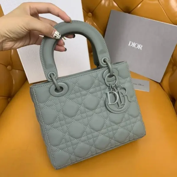 Lady Dior Matte Grey ABC - Image 2