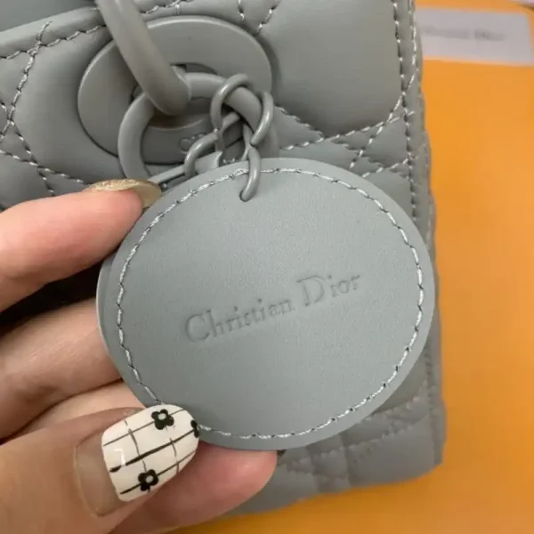 Lady Dior Matte Grey ABC - Image 4