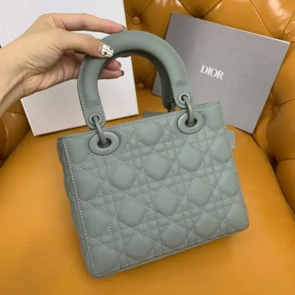 Lady Dior Matte Grey ABC - Image 5
