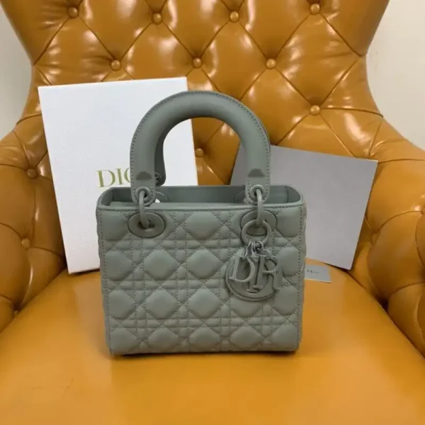 Lady Dior Matte Grey ABC - Image 6