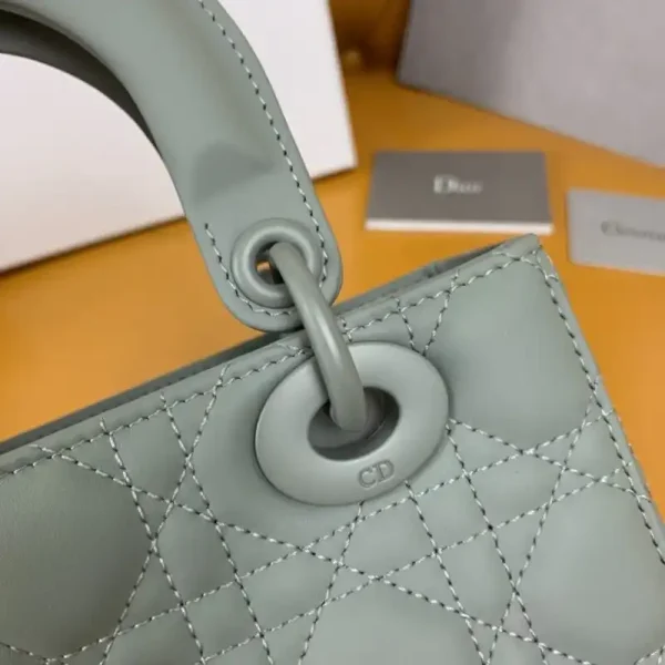 Lady Dior Matte Grey ABC - Image 7