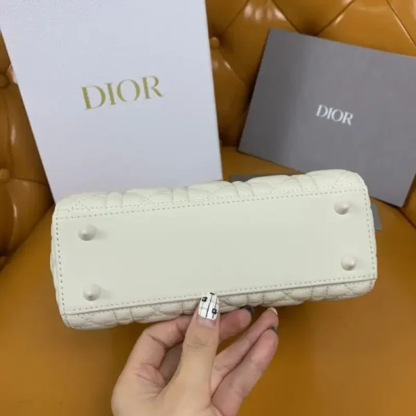 Lady Dior Matte White ABC - Image 4