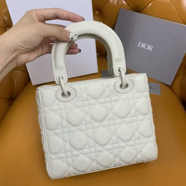 Lady Dior Matte White ABC - Image 6