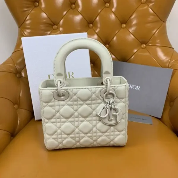 Lady Dior Matte White ABC - Image 2