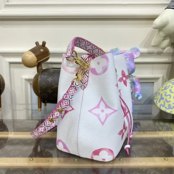 Louis Vuitton NeoNoe BB White Pink - Image 9