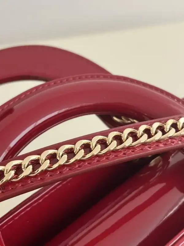 Lady Dior Mini Red Patent - Image 2