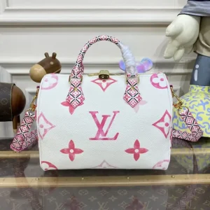 Louis Vuitton Speedy Bandouliere 25 Pink