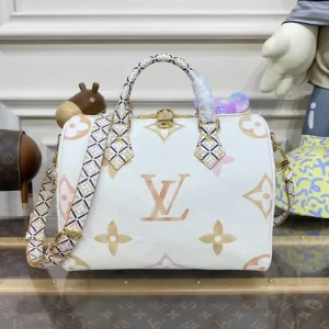 Louis Vuitton Speedy Bandouliere 25 Apricot