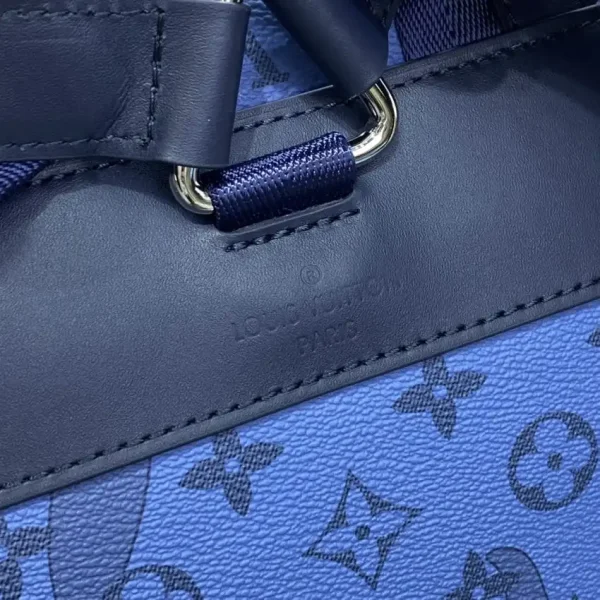 Louis Vuitton Christopher Backpack Blue 2 - Image 6
