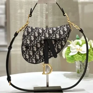 Dior Saddle Bag Small CD Canvas