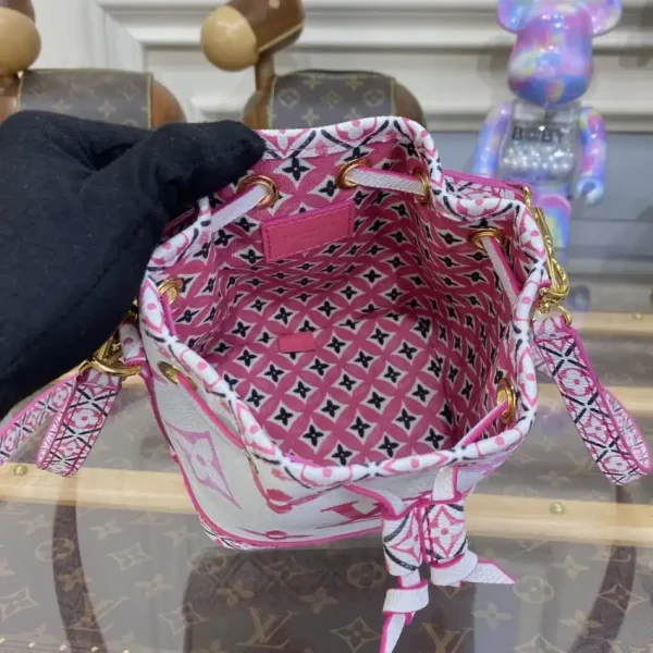 Louis Vuitton Nano Noe White Pink - Image 2