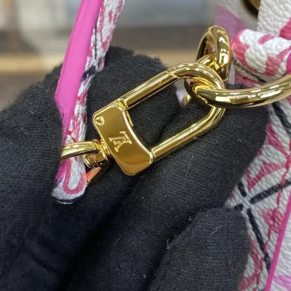 Louis Vuitton Nano Noe White Pink - Image 3