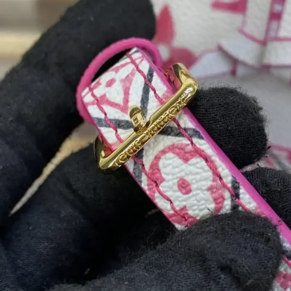 Louis Vuitton Nano Noe White Pink - Image 4