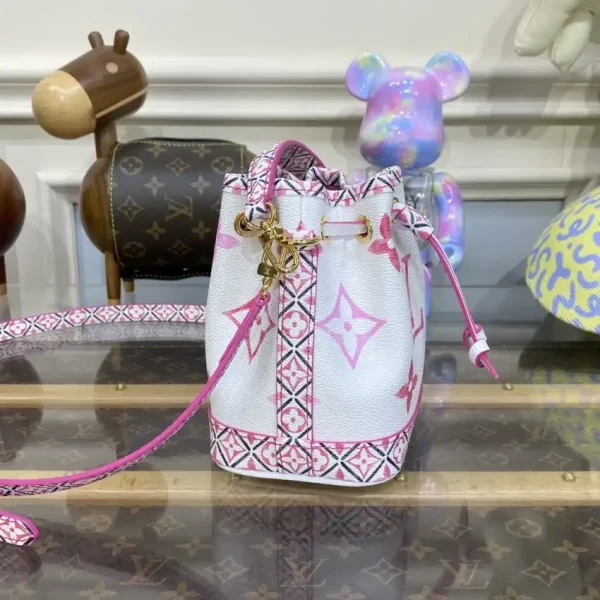 Louis Vuitton Nano Noe White Pink - Image 5