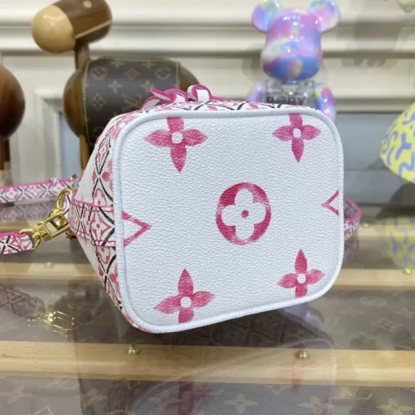 Louis Vuitton Nano Noe White Pink - Image 7