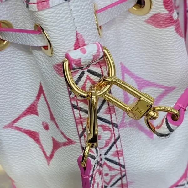 Louis Vuitton Nano Noe White Pink - Image 8