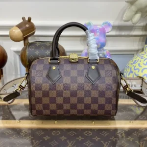 Louis Vuitton Speedy Bandouliere 20 Brown Grid