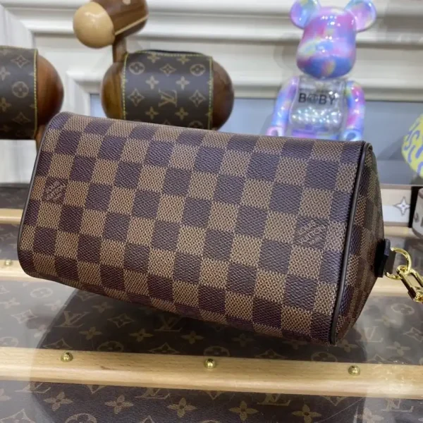 Louis Vuitton Speedy Bandouliere 20 Brown Grid - Image 9