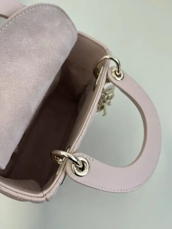 Lady Dior Mini Pale Pink - Image 3