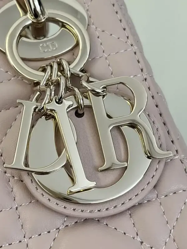 Lady Dior Mini Pale Pink - Image 4