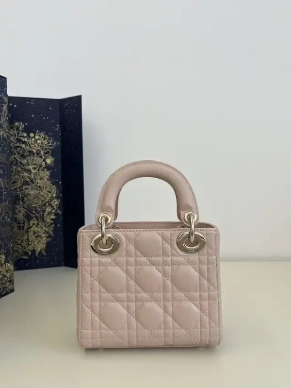 Lady Dior Mini Pale Pink - Image 7