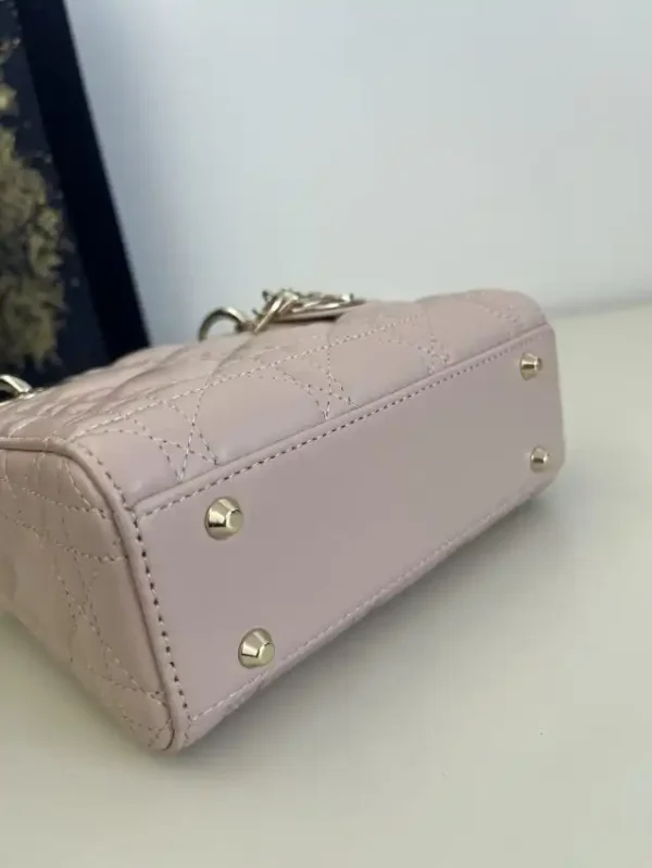 Lady Dior Mini Pale Pink - Image 9