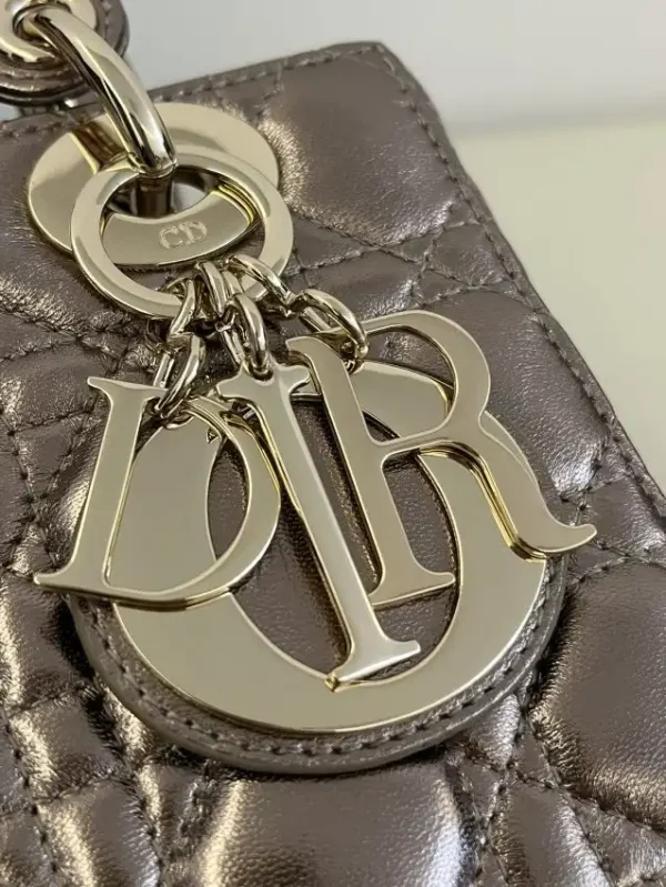 Lady Dior Golden Metallic ABC - Image 4