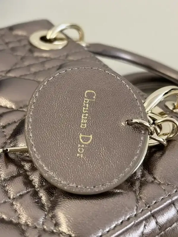 Lady Dior Golden Metallic ABC - Image 5
