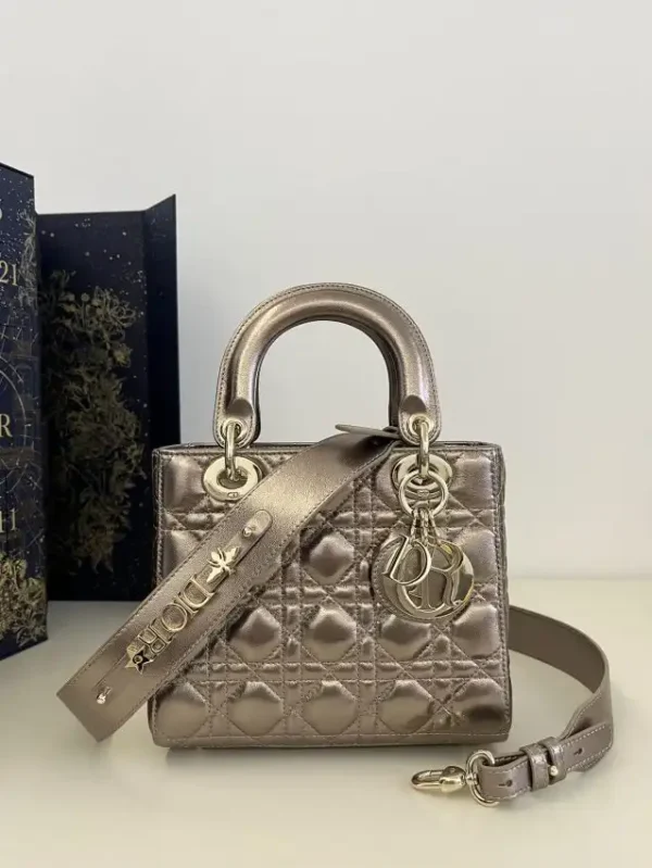 Lady Dior Golden Metallic ABC