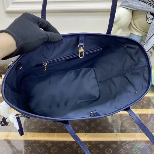 Louis Vuitton Neverfull MM Denim Blue - Image 4