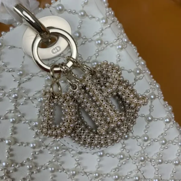 Lady Dior White Pearl - Image 9