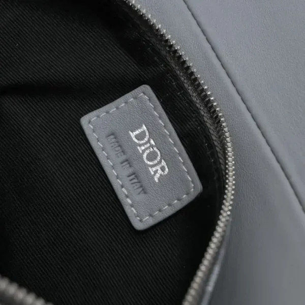 Dior Saddle Bag Diamong Grey - Image 5