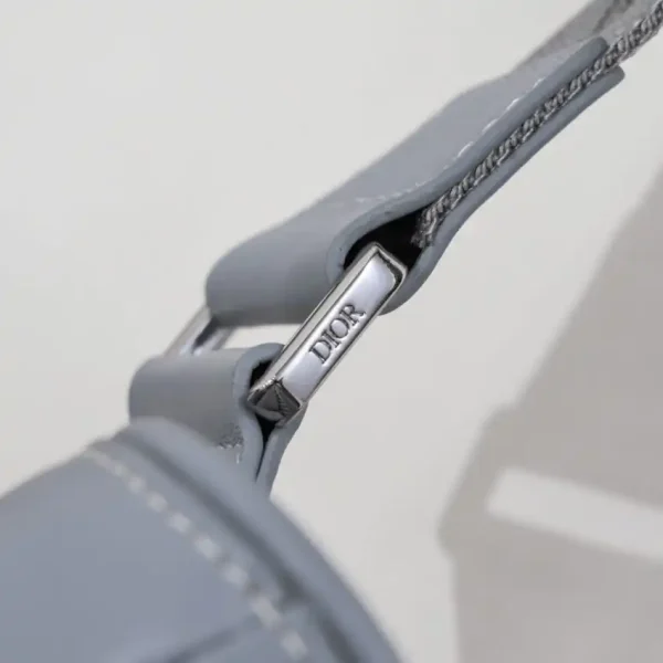 Dior Saddle Bag Diamong Grey - Image 7