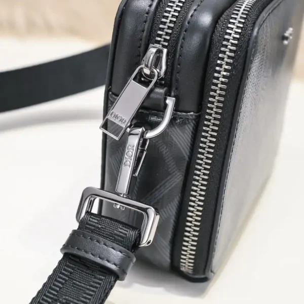 Dior Zipped Pouch  Diamond Black - Image 9