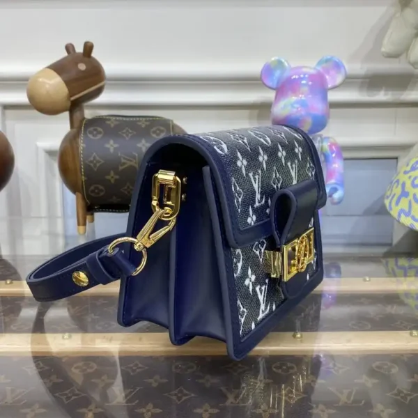 Louis Vuitton Dauphine Mini Blue - Image 4