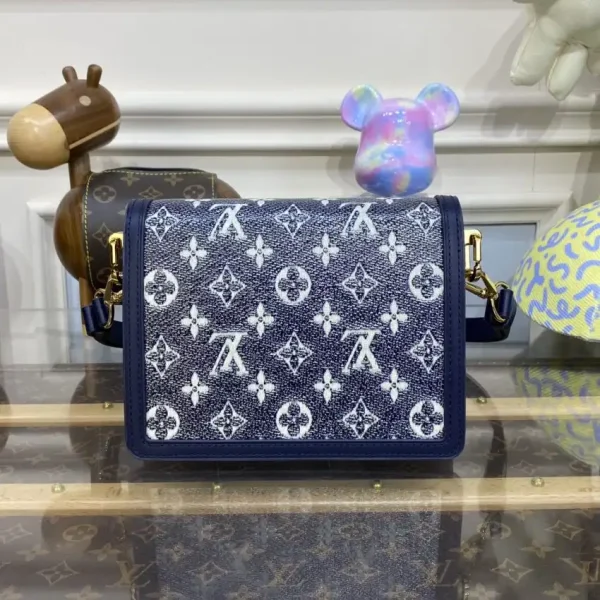 Louis Vuitton Dauphine Mini Blue - Image 7