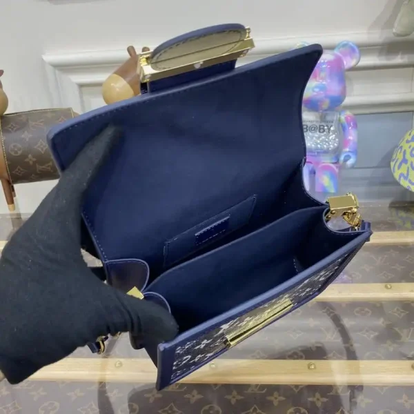 Louis Vuitton Dauphine Mini Blue - Image 8
