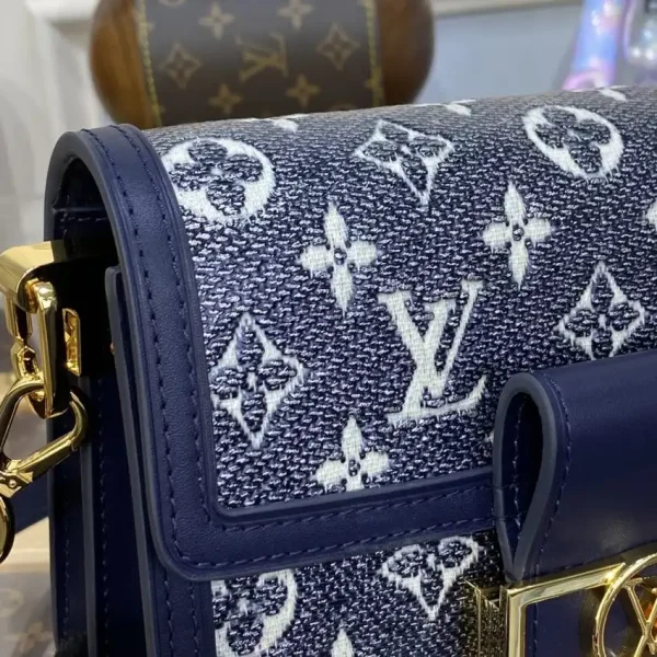 Louis Vuitton Dauphine Mini Blue - Image 9
